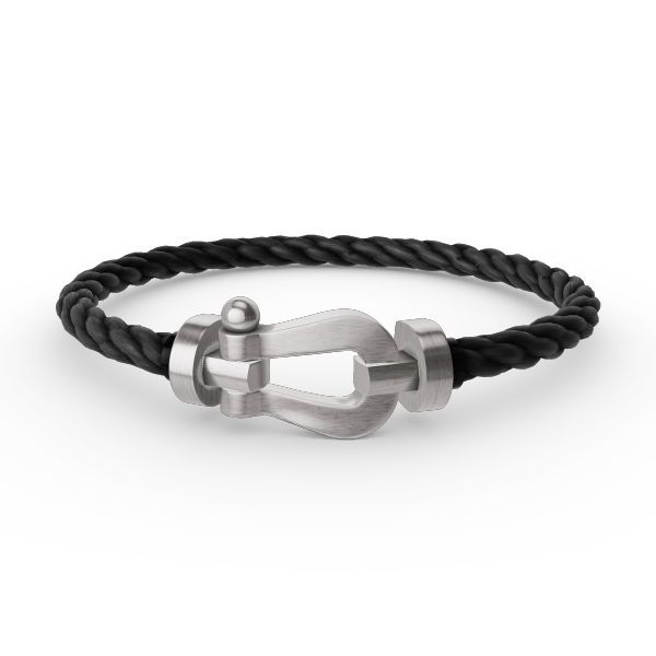 [RAFFINE]FORCE LARGE HORSESHOE NO DIAMOND BRACELET SILVER