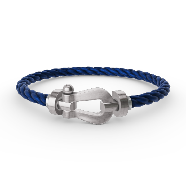 [RAFFINE]FORCE LARGE HORSESHOE NO DIAMOND BRACELET SILVER