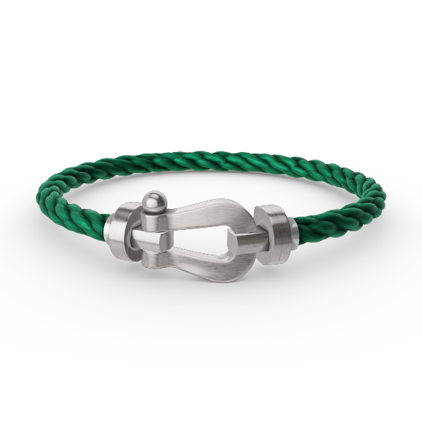 [RAFFINE]FORCE LARGE HORSESHOE NO DIAMOND BRACELET SILVER